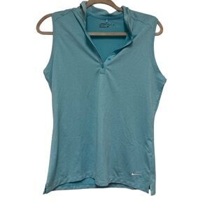 Nike Golf Dri Fit Button Down Sleeveless Polo Size  L